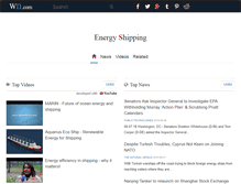 Tablet Screenshot of energyshipping.com